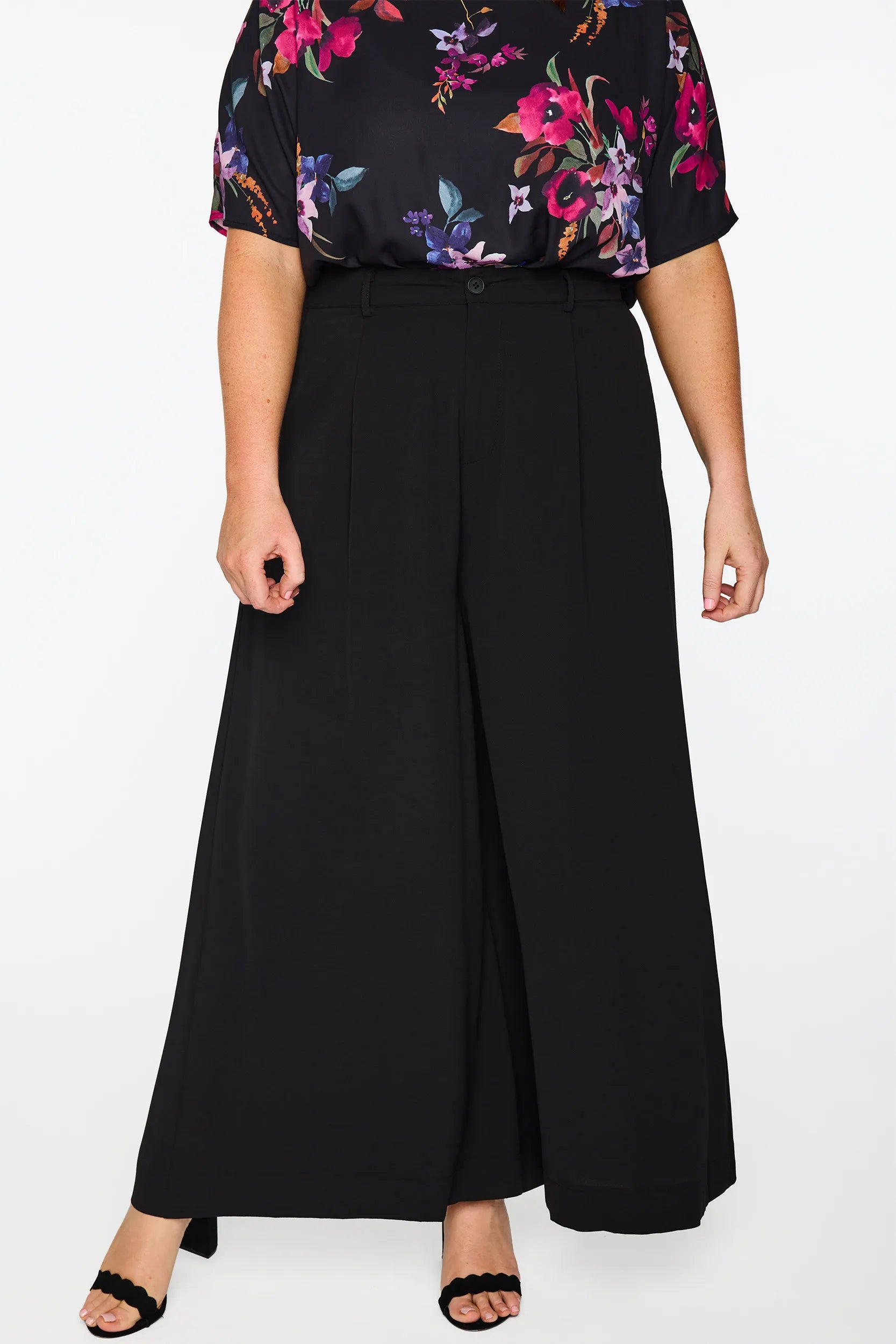 Zoey Black Pant – Black wide leg pants