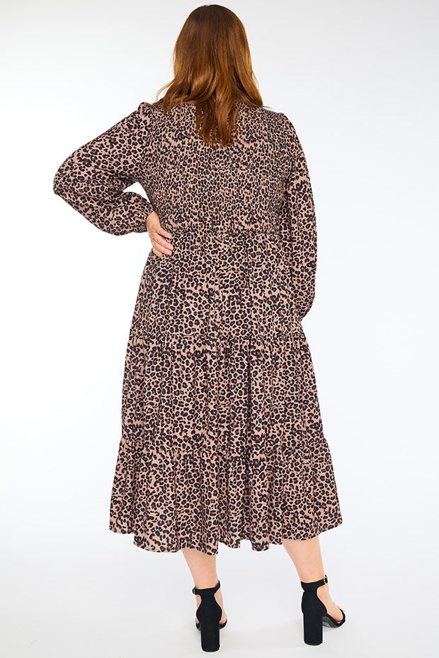 Stevie Classic Leopard Dress – Classic Leopard maxi dress