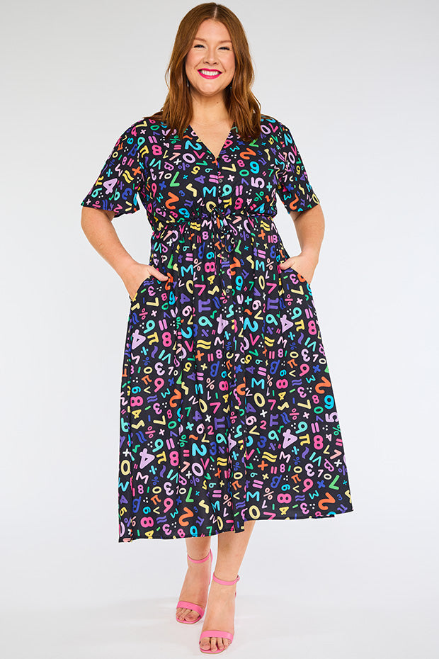Marley Maths Equations Dress – Maths Equations midi dress