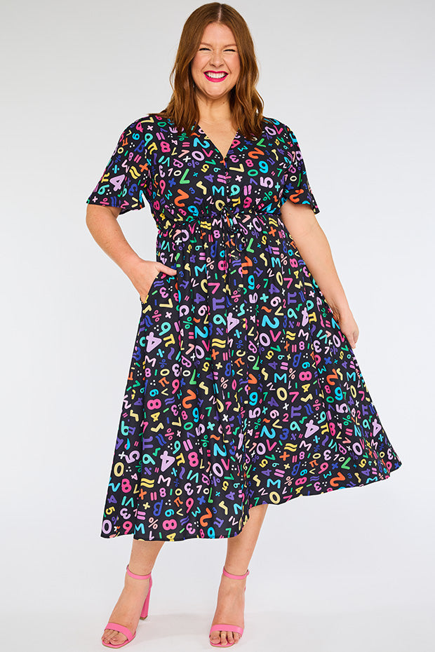 Marley Maths Equations Dress – Maths Equations midi dress
