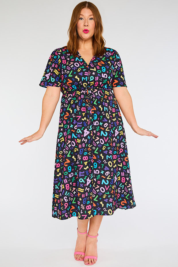 Marley Maths Equations Dress – Maths Equations midi dress