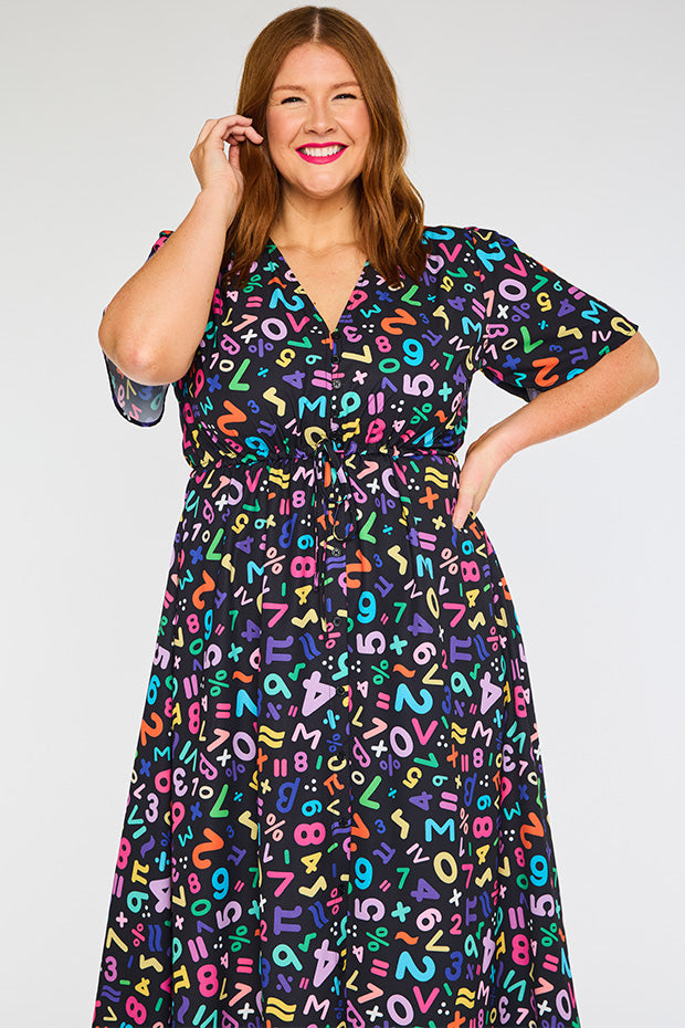 Marley Maths Equations Dress – Maths Equations midi dress