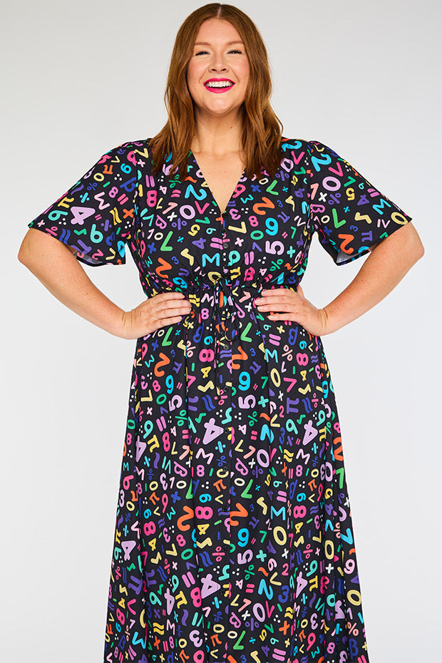 Marley Maths Equations Dress – Maths Equations midi dress
