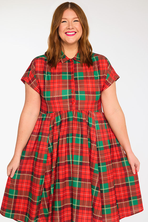 white christmas dresses Long Sleeves Vintage Christmas Plaid Maxi Dress A- Line Party Tartan Dresses YW243118 white christmas dresses Long Sleeves Vintage Christmas Plaid Maxi Dress A- Line Party Tartan Dresses YW243118