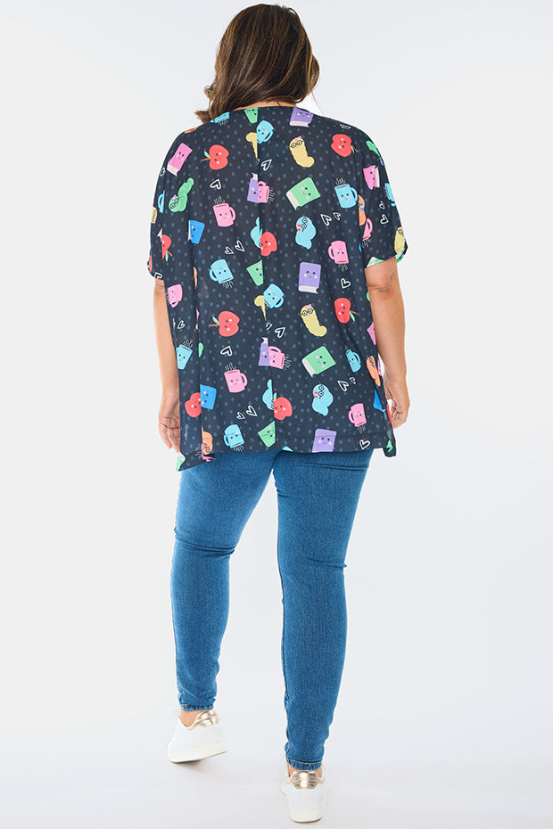 Serena Bookworm Black Top – Bookworm Black top