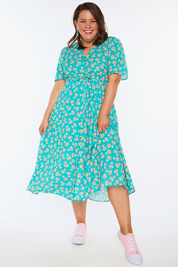 Marley Miss Honey Vibes Dress – Miss Honey Vibes midi dress