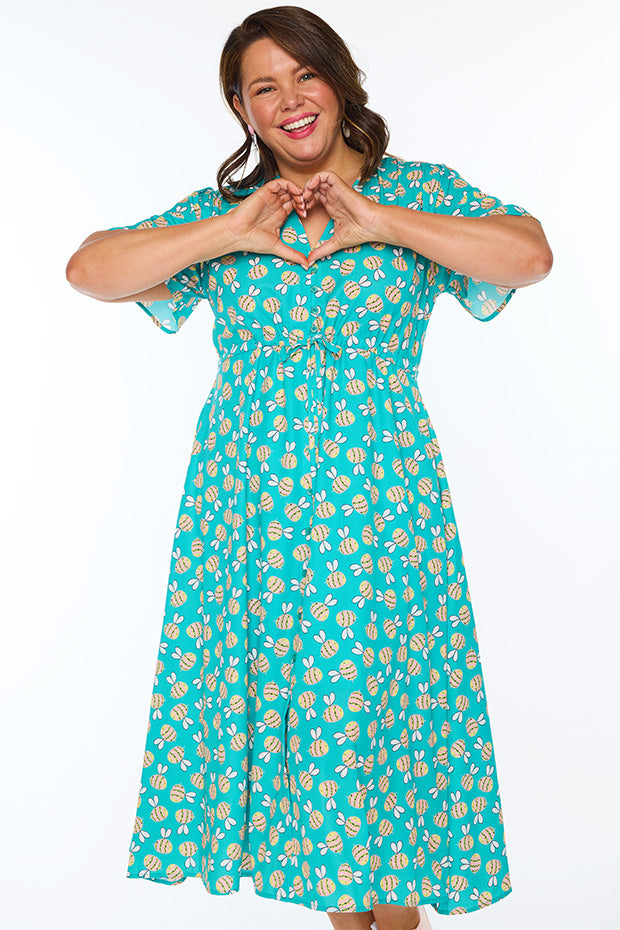 Marley Miss Honey Vibes Dress – Miss Honey Vibes midi dress