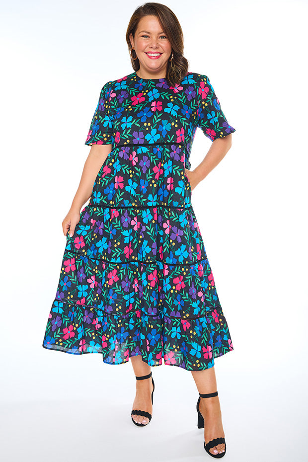 Aurelia Paper Posies Maxi Dress – Paper Posies midi dress