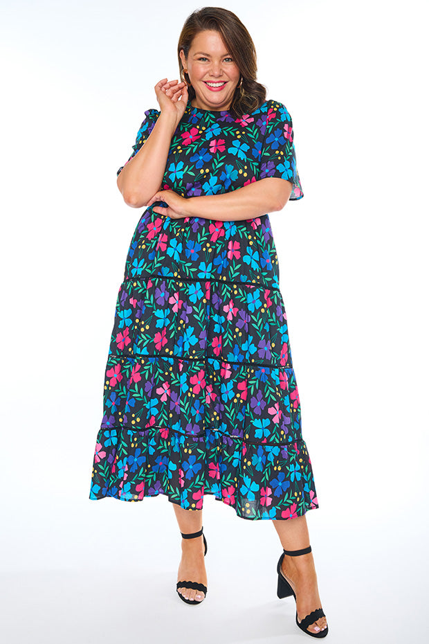 Aurelia Paper Posies Maxi Dress – Paper Posies midi dress