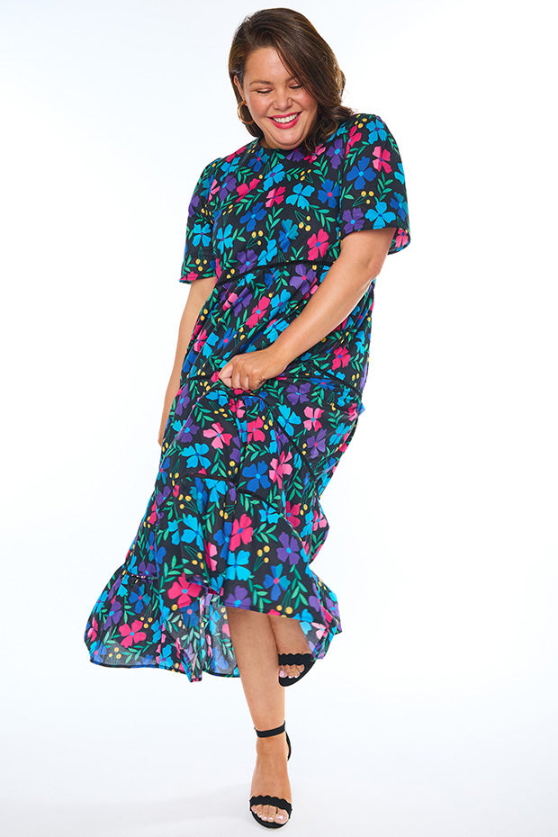 Aurelia Paper Posies Maxi Dress – Paper Posies midi dress