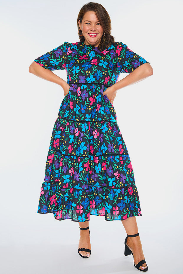 Aurelia Paper Posies Maxi Dress – Paper Posies midi dress