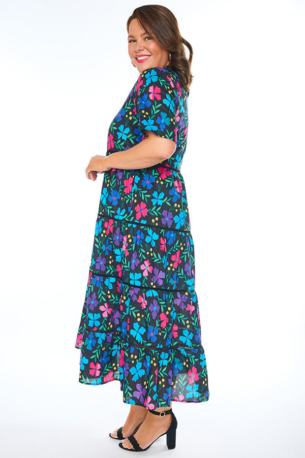 Aurelia Paper Posies Maxi Dress – Paper Posies midi dress