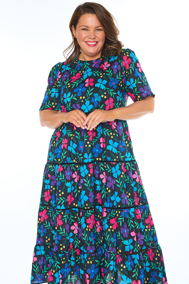 Aurelia Paper Posies Maxi Dress – Paper Posies midi dress