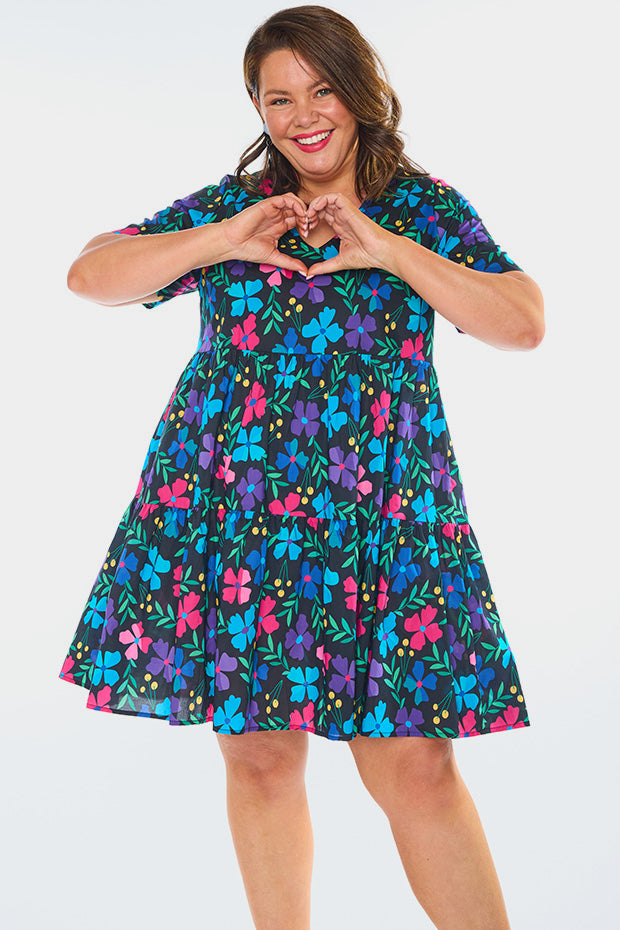 Lilah Paper Posies Dress – Paper Posies mini dress