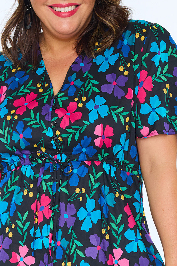 Marley Cotton Paper Posies Dress – Paper Posies midi dress