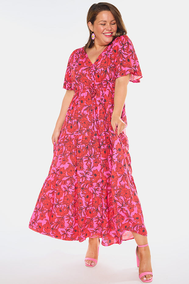 Alexia Pink Scarlet Dress – Pink Scarlet maxi dress