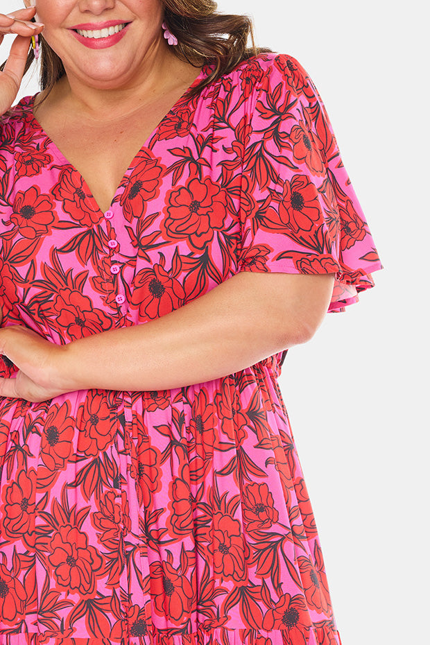 Alexia Pink Scarlet Dress – Pink Scarlet maxi dress