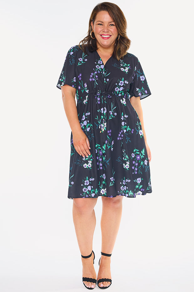 Siena Violet Night Dress – Violet Night knee length dress