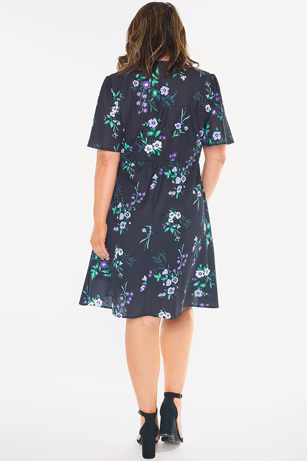 Siena Violet Night Dress – Violet Night knee length dress
