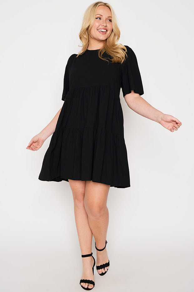 Wilma Black Dress – Black mini dress