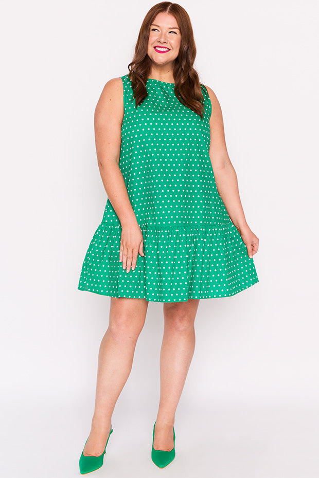 Andi Green Spot Dress – Green Spot mini dress