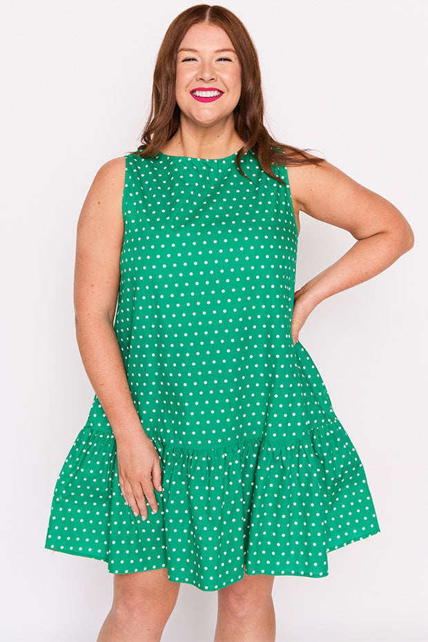 Andi Green Spot Dress – Green Spot mini dress