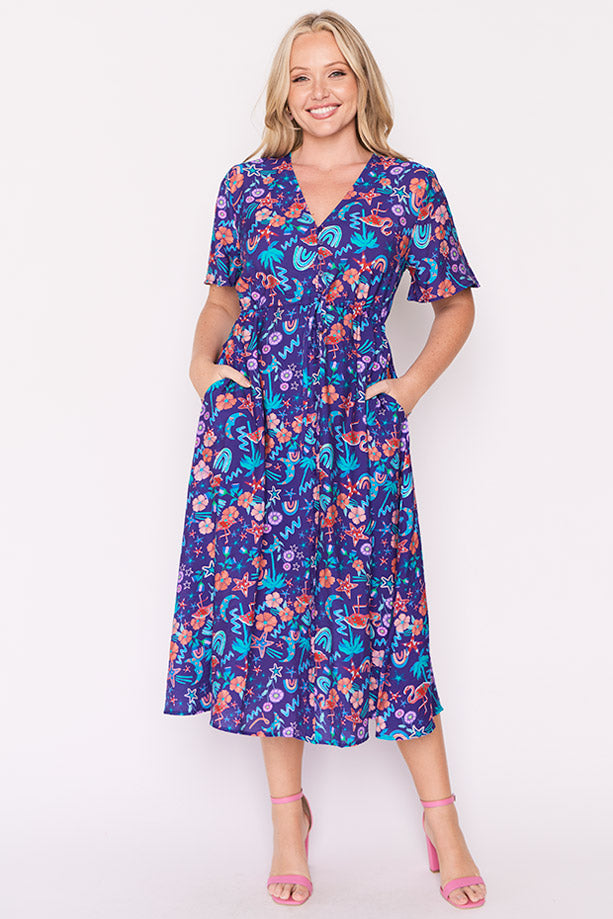 Mary Starlight Paradise Dress – Starlight Paradise midi dress