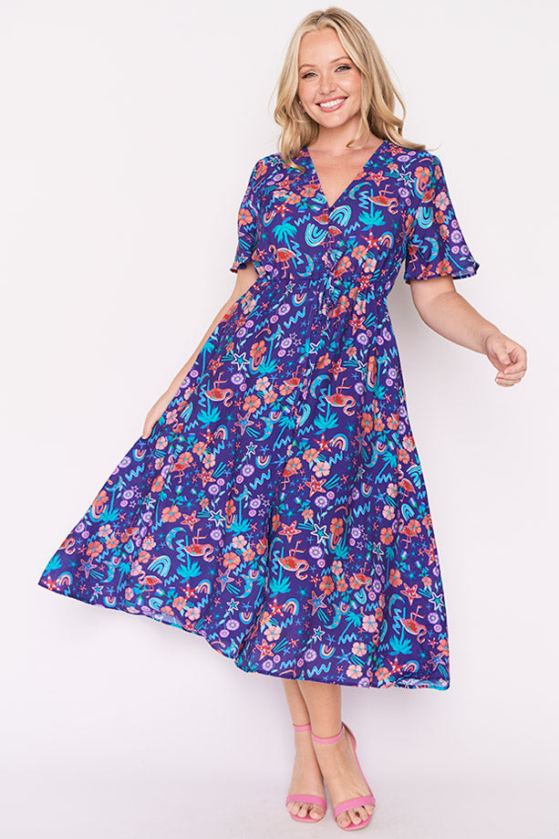 Mary Starlight Paradise Dress – Starlight Paradise midi dress