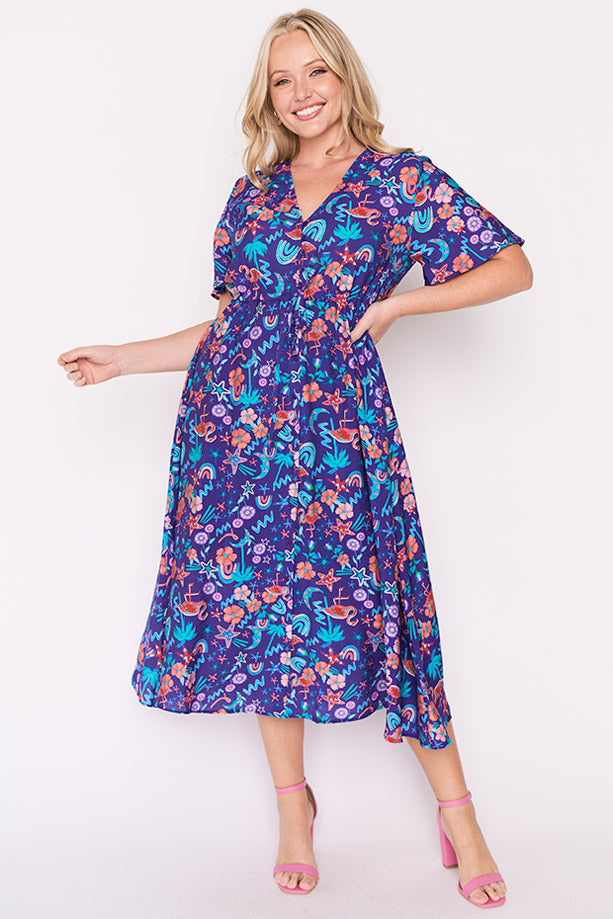 Mary Starlight Paradise Dress – Starlight Paradise midi dress