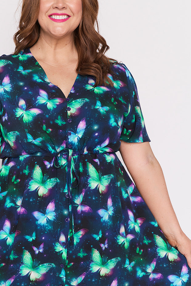 Michelle Butterfly Aura Dress – Butterfly Aura midi dress