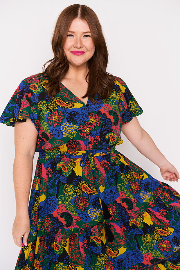 Benita Winter Tapestry Dress – Winter Tapestry maxi dress