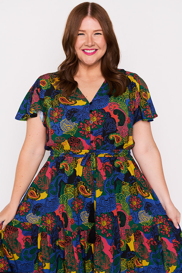 Benita Winter Tapestry Dress – Winter Tapestry maxi dress