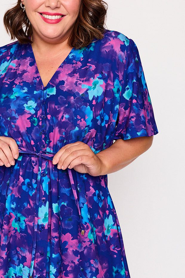 Siena Lilac Shadow Dress – Lilac Shadow knee length dress