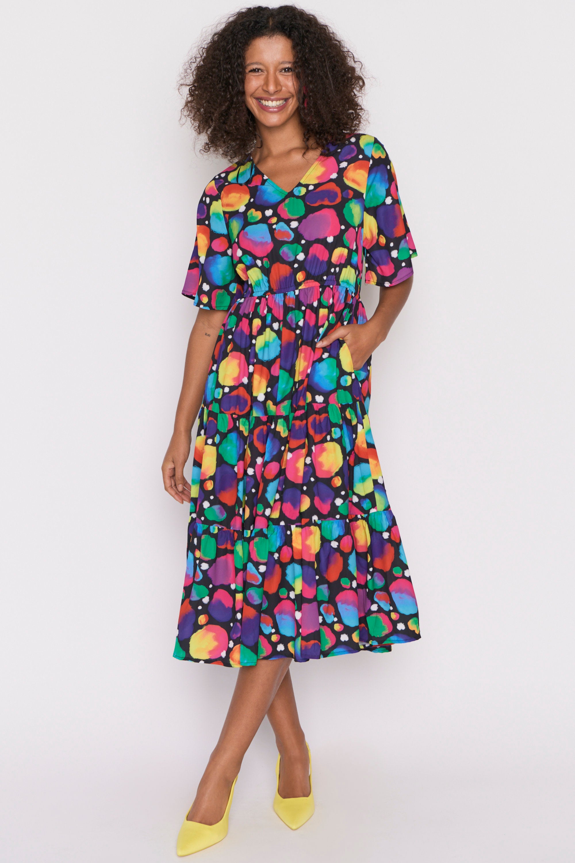 Castle Arty Spot Dress – Arty Spot midi dress