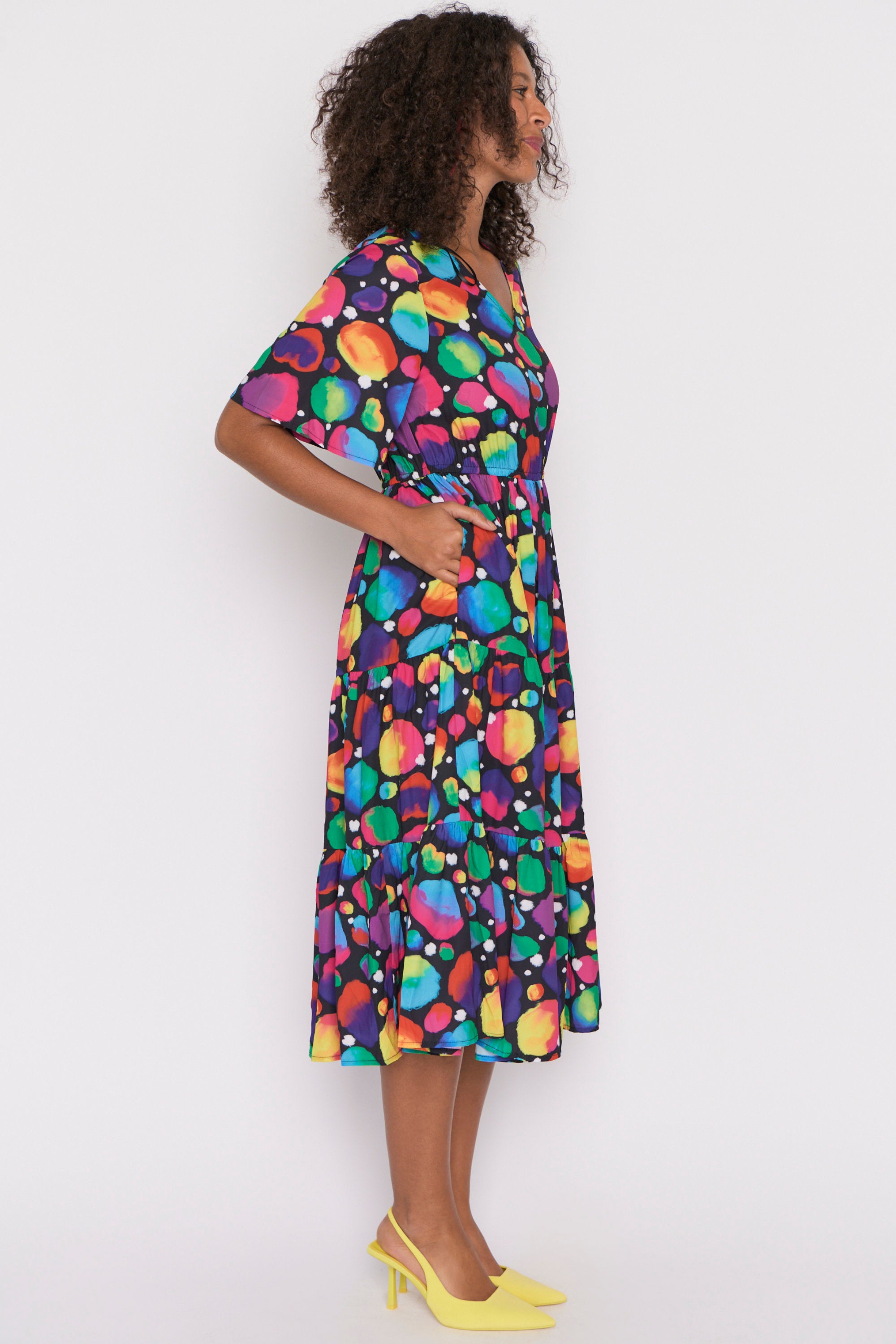 Castle Arty Spot Dress – Arty Spot midi dress
