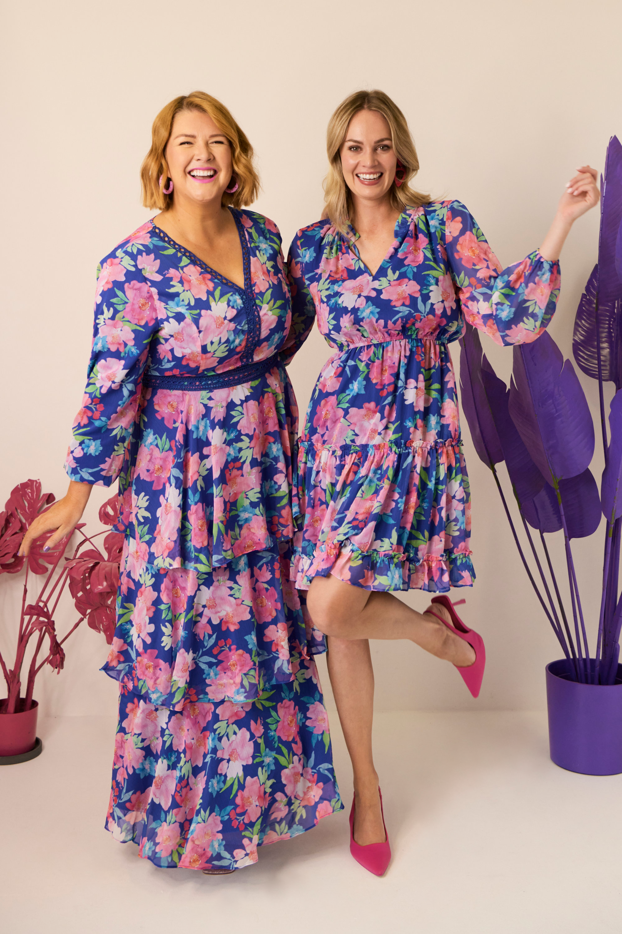 Wildflower Tropical Watercolour Dress – Tropical Watercolour floral dress