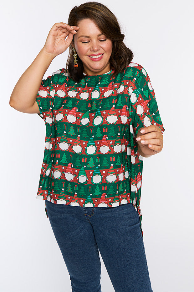 Serena Christmas Gnomes Top – Christmas Gnomes top