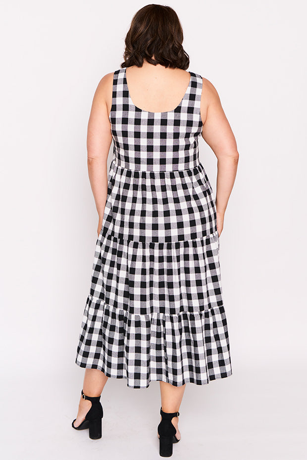 Maisy Black Gingham Dress – Little Party Dress