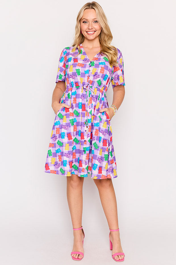 Siena Gummy Bears Dress – Gummy Bears knee length dress