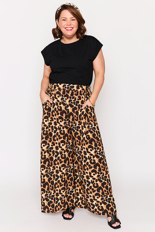 Xane Coco Leopard Pant – Coco Leopard wide leg pants