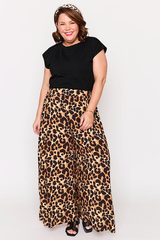 Xane Coco Leopard Pant – Coco Leopard wide leg pants