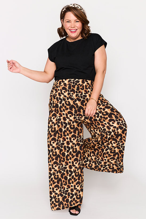 Xane Coco Leopard Pant – Coco Leopard wide leg pants