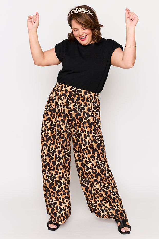 Xane Coco Leopard Pant – Coco Leopard wide leg pants