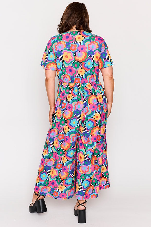 Justine Electric Blooms Jumpsuit – Electric Blooms jumpsuit