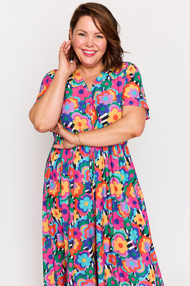 Justine Electric Blooms Jumpsuit – Electric Blooms jumpsuit