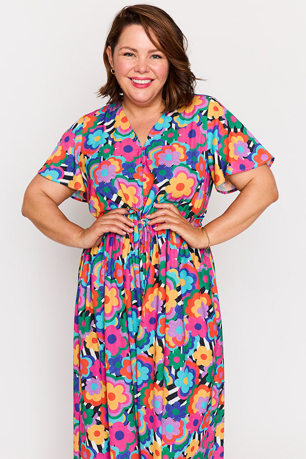 Justine Electric Blooms Jumpsuit – Electric Blooms jumpsuit