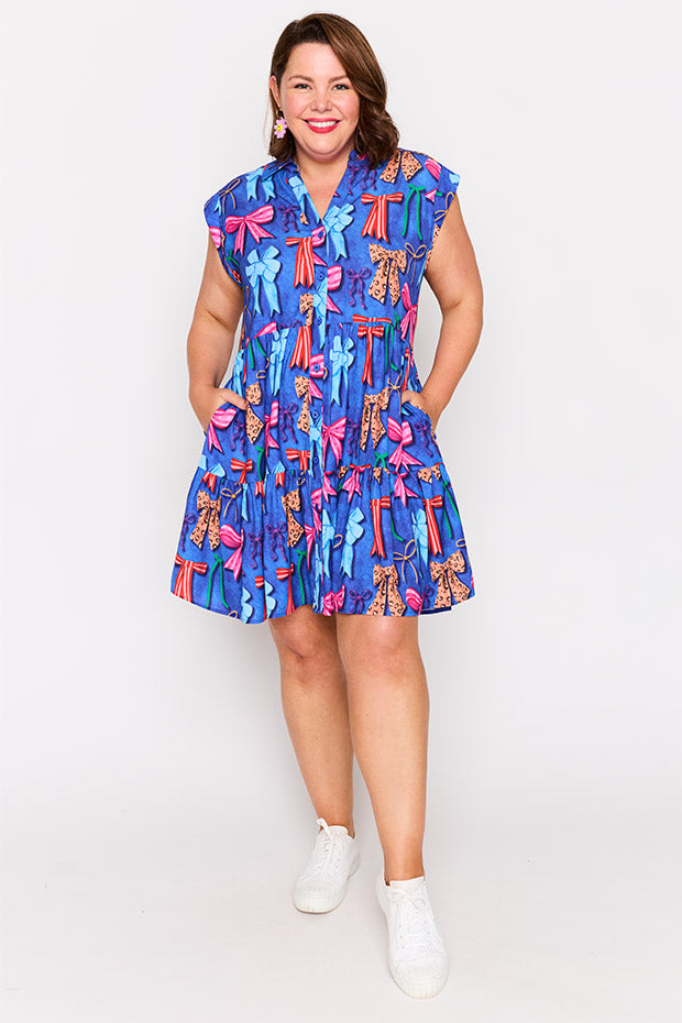 Claudia Inky Bows Dress – Inky Bows knee length dress