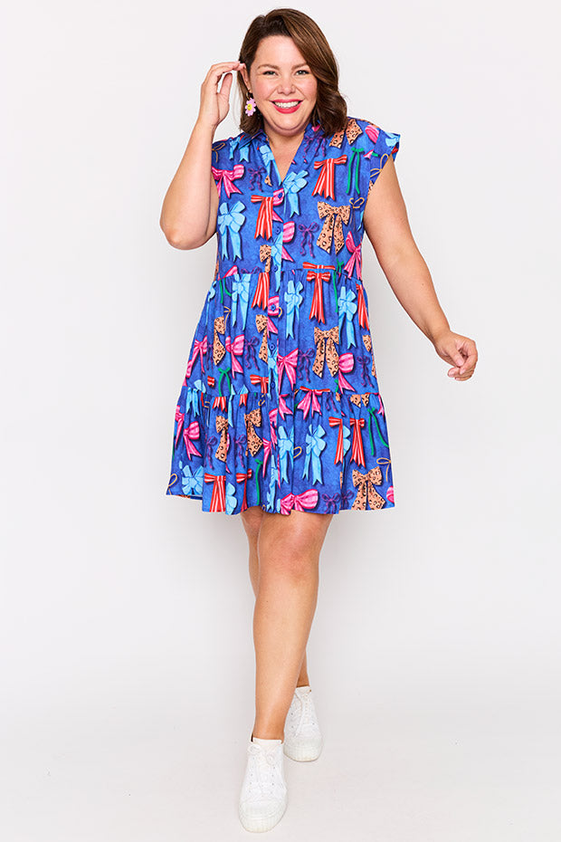 Claudia Inky Bows Dress – Inky Bows knee length dress