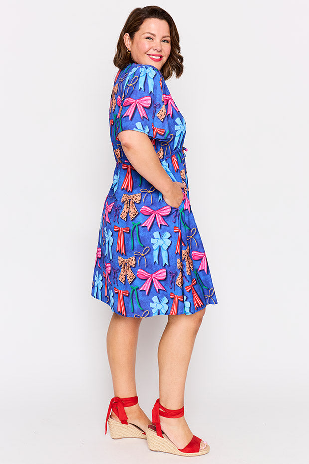 Siena Inky Bows Dress – Inky Bows knee length dress