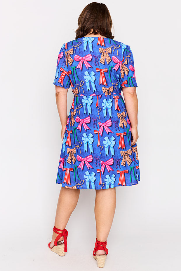 Siena Inky Bows Dress – Inky Bows knee length dress